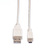 VALUE USB 2.0 Kabel, Typ A - 5-Pin Mini, weiß, 3 m