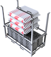 Modellbeispiel: Wendebaken Komplett-Set, mit 36 Baken (Art. 36nox-set2)