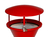 Modellbeispiel: Dach für Standascher -Cubo Tabor- in rot (Art. 16192) (Ascher nicht im Lieferumfang enthalten)