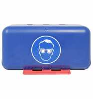 Gebra Aufbewahrungsbox SECU Mini Standard, für Augenschutz, blau