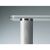 Anwendungsbild zu CAMAR Glasplatten Adapter für Tischbeine ø 80mm, Edelstahl Scheibe 4 Stück