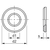 Skizze zu EN14399-6-HV M12 tűzihorganyzott szerkezeti alátét Srubena