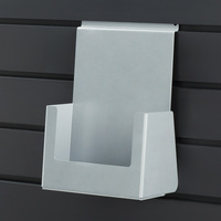 FlexiSlot® pojemnik na prospekty / Uchwyt na prospekty / Pojemnik do systemu ścianek panelowych | A5 (148 x 210 mm)