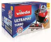 Zestaw Vileda Ultramat Turbo, wiadro+kij+mop płaski