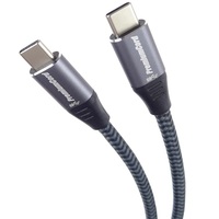 PREMIUMCORD Kábel USB 3.2 Gen 1, C - C, M/M, 2m, szürke
