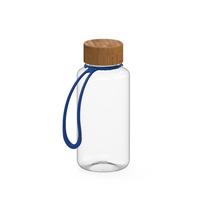 Artikelbild Drink bottle "Natural" clear-transparent incl. strap, 0.7 l, transparent/blue
