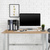 Schreibtisch / Computertisch WORKSPACE LIGHT I 120 x 60 cm eiche hell / weiß hjh OFFICE