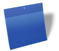 DURABLE Magnetische Kennzeichnungstasche extra stark A4 quer, dunkelblau
