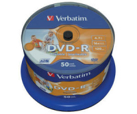 Verbatim DVD-R Wide Inkjet Printable ID Brand 4,7 GB 50 Stück(e)