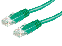 ROLINE UTP Patch Cable Cat5e, Green, 7m cable de red Verde U/UTP (UTP)