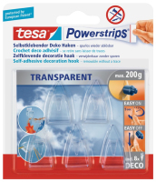 TESA 58900-00013 Hilfshaken Transparent