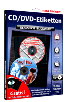 Data Becker CD-Etiketten klassisch (3on1) étiquette auto-collante 90 pièce(s)