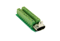 EXSYS EX-49065 cambiador de género para cable HDMI 20p Verde, Plata