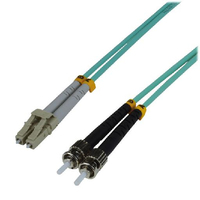 MCL 10m ST/LC OM3 InfiniBand/fibre optic cable Bleu, Multicolore