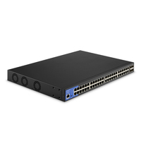 Linksys LGS352MPC Vezérelt L3 Gigabit Ethernet (10/100/1000) Ethernet-áramellátás (PoE) támogatása Fekete, Kék