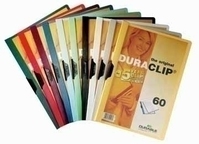 Durable DuraClip Original 60 A4 Dark Green stofklepmap Groen PVC