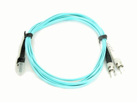 Microconnect FIB312001 InfiniBand/fibre optic cable 1 m MT-RJ ST OM3 Blue