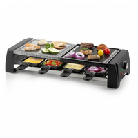 Domo DO9190G raclette grill 8 person(s) 1200 W Black, Grey