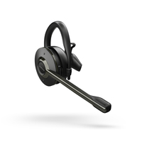 Jabra 9555-583-111 fejhallgató és headset Vezeték nélküli Nyakpánt, Fülre akasztható, Fejpánt Iroda/telefonos ügyfélközpont Bluetooth Fekete