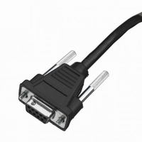 Honeywell 42203758-02E serial cable Black 2.4 m D-Sub 9-pin Mini DIN 4-pin