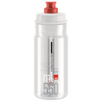 Elite Jet Fahrrad 550 ml Kunststoff Rot, Transparent