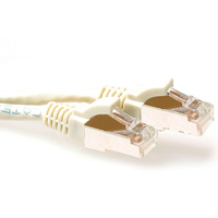 ACT FB6020 netwerkkabel Ivoor 20 m Cat6a S/FTP (S-STP)