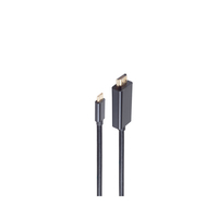 shiverpeaks SHVP BS1056185 - HDMI A Stecker> USB 3.1 C Stecker 4K schwarz 1.8m - Digital/Daten HDMI-Kabel 1,8 m HDMI Typ A (Standard) HDMI Type C (Mini)
