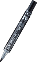 Pentel MWL5SBF-AX Marker 12 Stück(e) Pinselspitze Schwarz