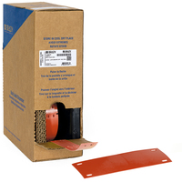 Brady BM71-25X75-7643-RD etichetta per stampante Rosso Etichetta per stampante non adesiva