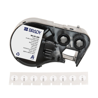 Brady M4-82-499 printeretiket Zwart, Wit Zelfklevend printerlabel