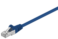 Goobay 68053 networking cable Blue 0.5 m Cat5e SF/UTP (S-FTP)