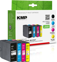 KMP Multipack C103V Druckerpatrone Schwarz, Cyan, Magenta, Gelb