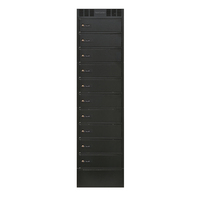 Leba NoteLocker NL-10-224-SC tároló/töltő kocsi és szekrény mobileszközökhöz Tárolószekrény mobileszközökhöz Fekete