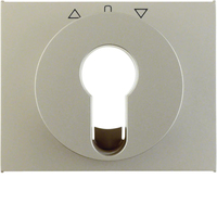 Berker Zentralstück für Jalousie-Schlüsselschalter/-taster K.5 edelstahl, lackiert