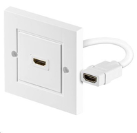 Microconnect HDMWALL1 gniazdko elektryczne HDMI Biały