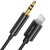 deleyCON MK4264 Audio-Kabel 3.5mm Lightning Schwarz