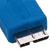 Techly 0.5m USB 3.0 A-Micro B M/M kabel USB 0,5 m USB 3.2 Gen 1 (3.1 Gen 1) USB A Micro-USB B Niebieski
