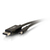 C2G 1m Mini DisplayPort to DisplayPort Adapter Cable 4K UHD - Black