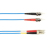 Black Box 15m ST-LC száloptikás kábel OM1 Kék, Többszínű