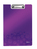 Leitz WOW Clipfolder with cover clipboard A4 Metal, Polyfoam Purple