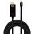 Lindy 36926 video átalakító kábel 1 M HDMI A-típus (Standard) Mini DisplayPort Fekete