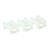 ACT CT1200 soporte para brida Transparente, Blanco Nylon 100 pieza(s)