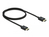 DeLOCK 85384 HDMI-Kabel 1 m HDMI Typ A (Standard) 3 x HDMI Type A (Standard) Schwarz