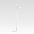 Bouncepad Floorstanding | Apple iPad 4th Gen 9.7 (2012) | White | Covered Front Camera and Home Button |
