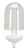 Gardena ClickUp! bird feeder Transparent, White Acrylic