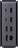 eSTUFF ES623015 dokkoló állomás és port replikátor Vezetékes USB4 Alumínium, Fekete
