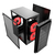 Gembird CCC-FORNAX-950R computer case Midi Tower Black, Red