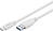 Goobay 67188 USB-kabel 1 m USB 3.2 Gen 1 (3.1 Gen 1) USB C USB A Wit