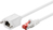 Goobay CAT 6 Extension Cable, F/UTP, white, 0.5m