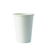 50 Automatenbecher, Pappe "To Go" 0,18 l Ø 7 cm · 9,2 cm weiss von Starpak